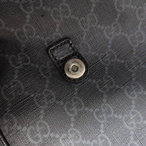 Retro Medium Monogram Coated Canvas Black