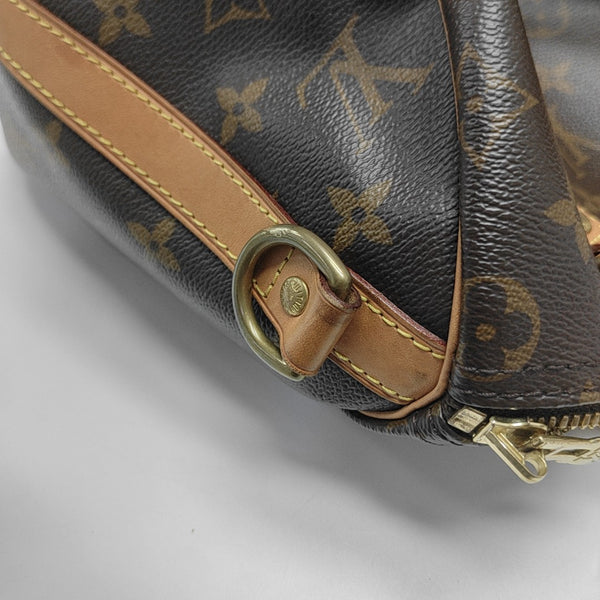 SPEEDY 25 Monogram Coated Canvas Brown