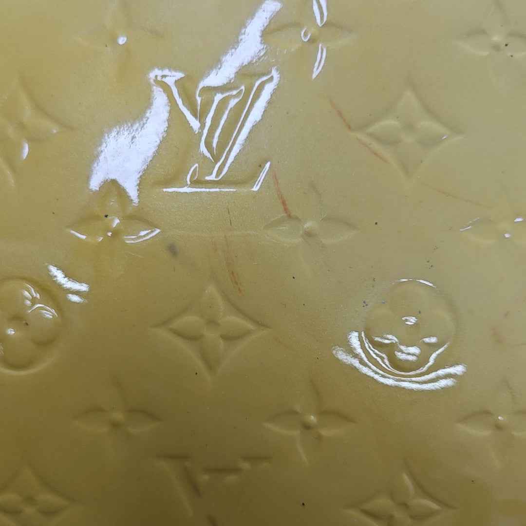 BREA MM Monogram Patent Leather Yellow