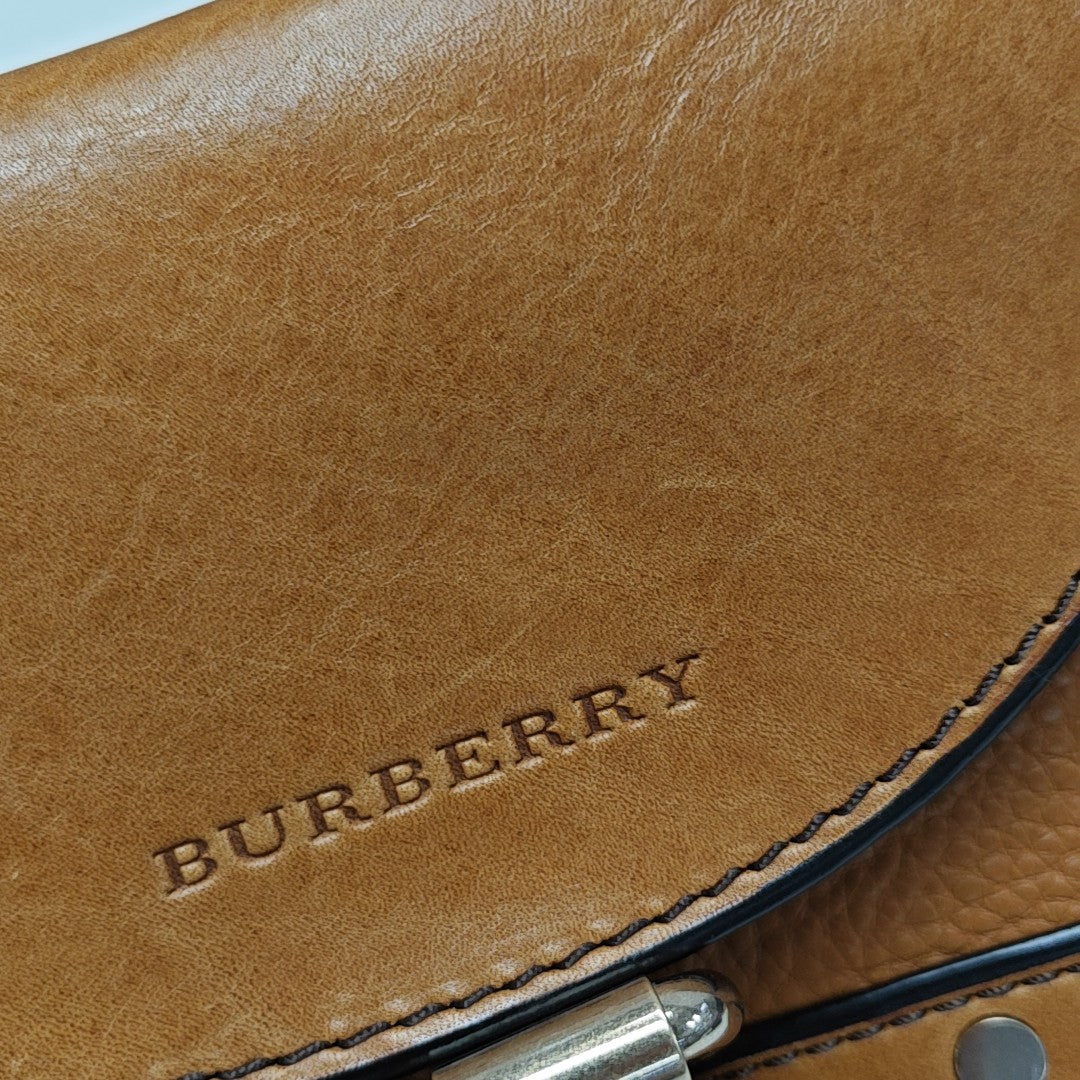 Calfskin Shoulder Bag Brown