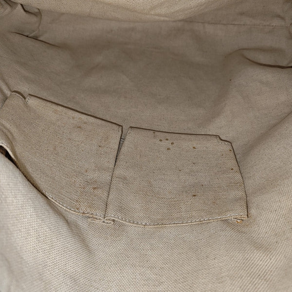 Monogram Fabric Top Handle Bag Beige
