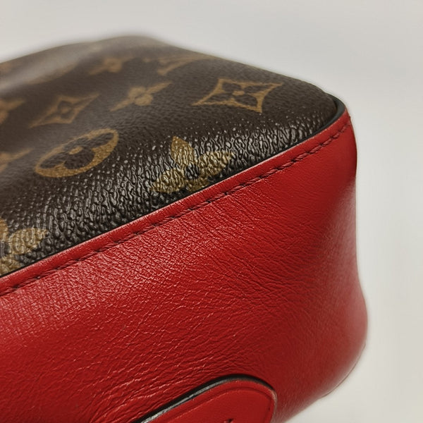 SAINTONGE Monogram Coated Canvas Brown