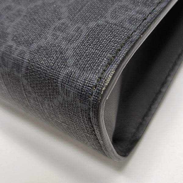 GG Supreme Monogram Coated Canvas Gray