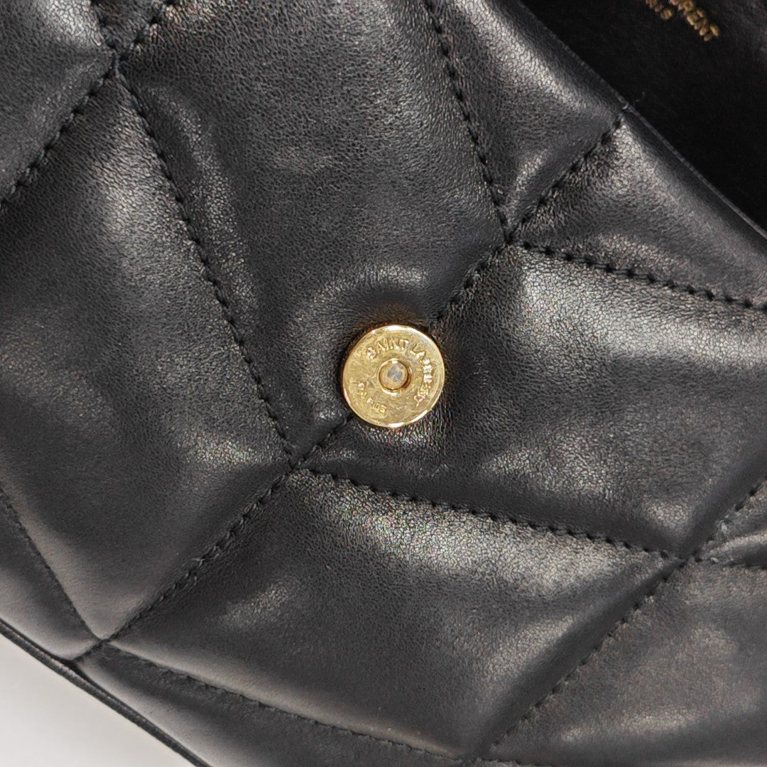 PUFFER Quilted Lambskin Black