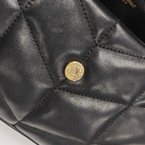 PUFFER Quilted Lambskin Black