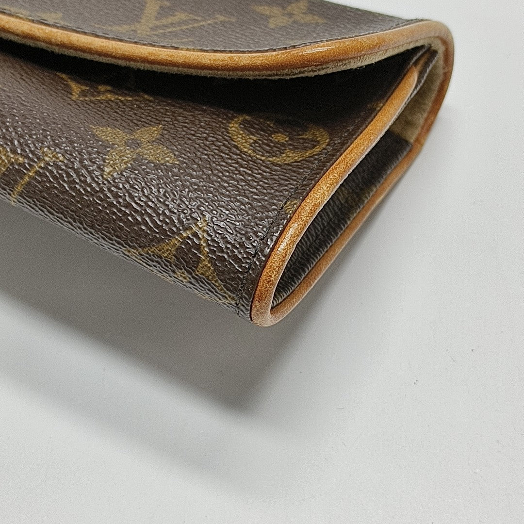 TWIN PM Monogram Coated Canvas Brown