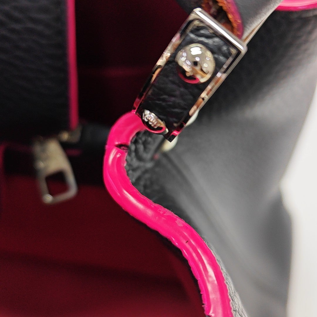 CAPUCINES GM Calfskin Black