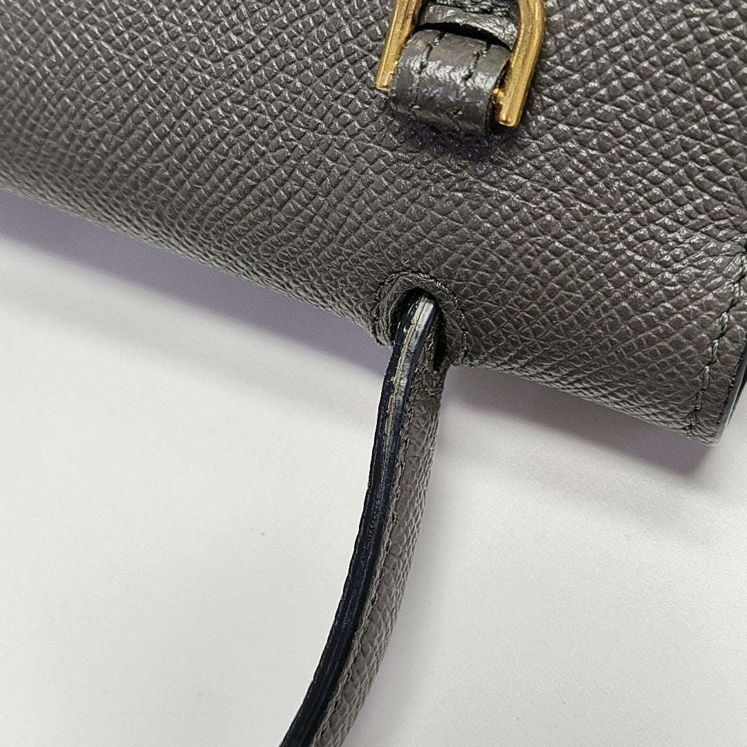 BELT Nano Calfskin Gray