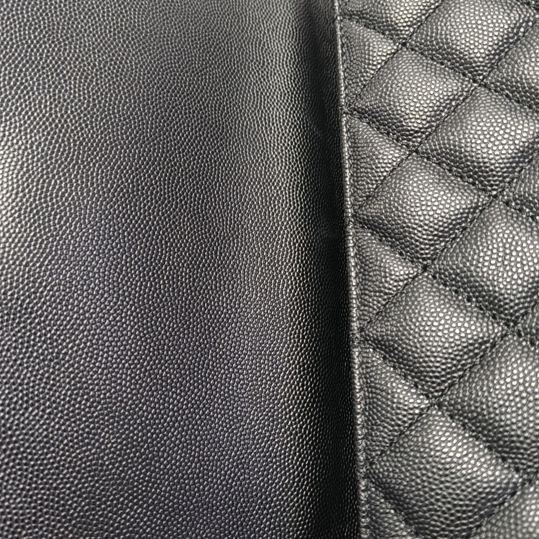 COCO HANDLE Medium Quilted Grained Calfskin Multicolor
