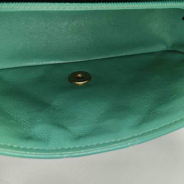 CLASSIC FLAP Mini Quilted Lambskin Green
