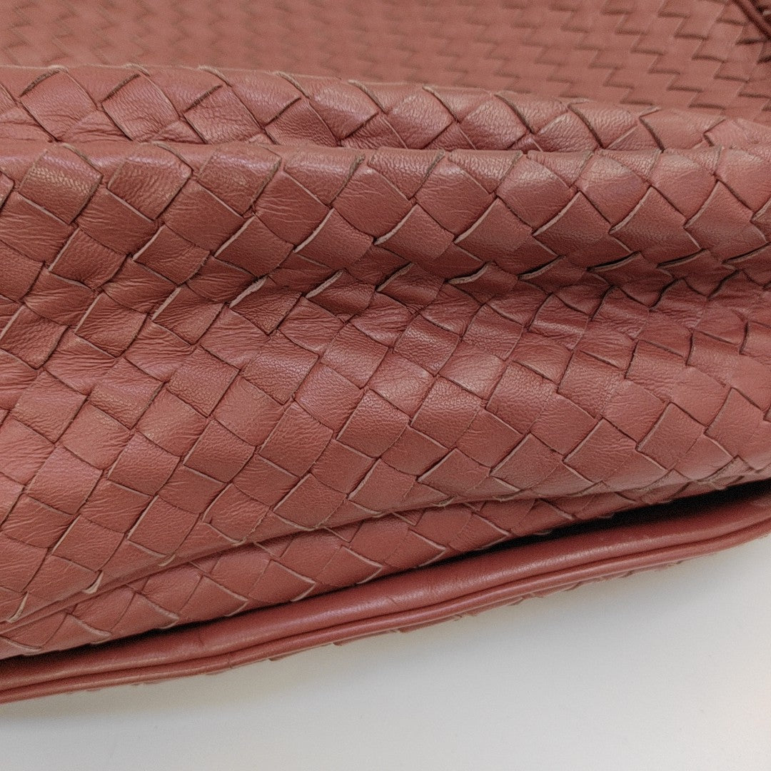 Calfskin Shoulder Bag Red