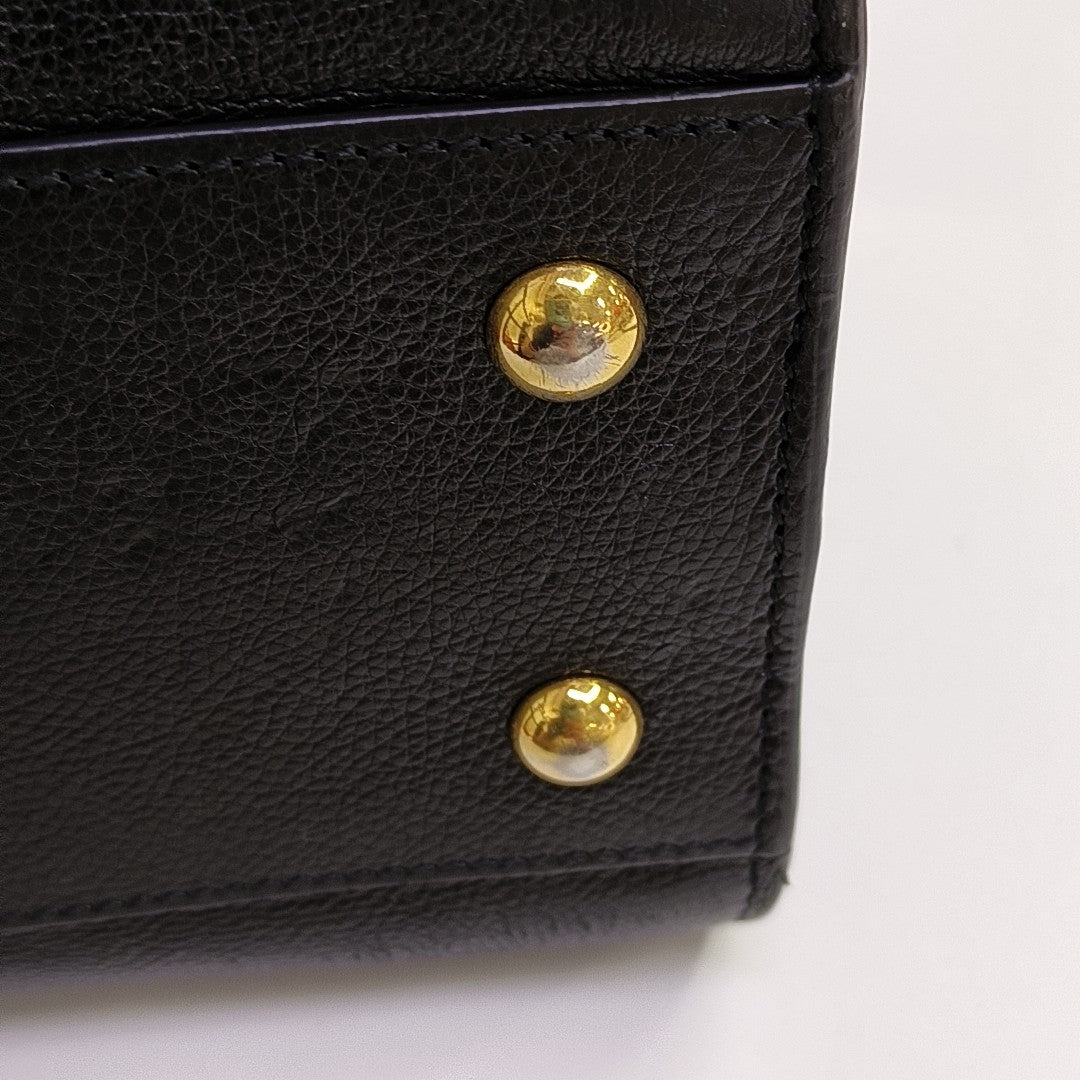 MONOGRAM CABAS Calfskin Black