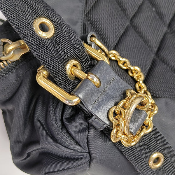 The Rucksack Medium Nylon Black