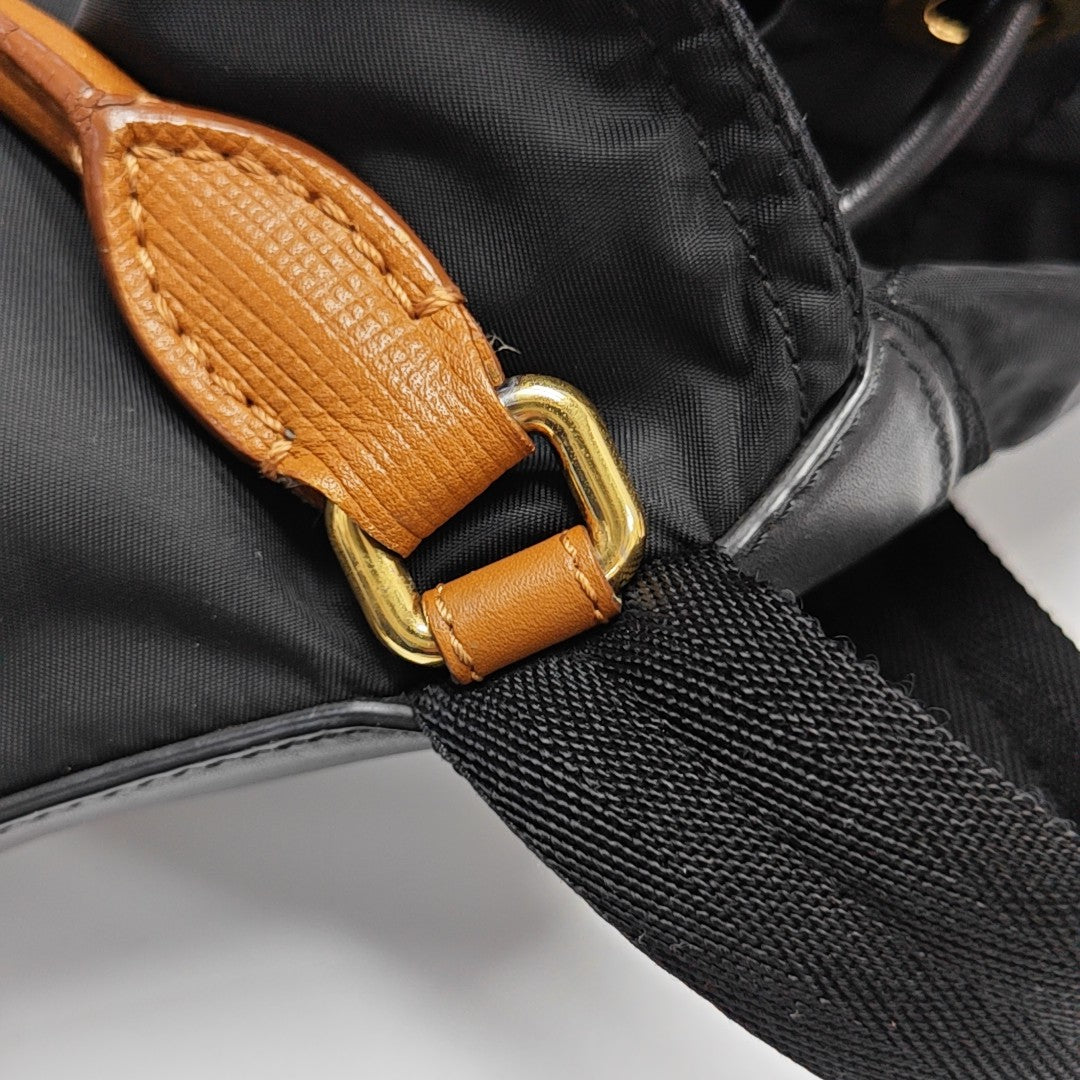 The Rucksack Large Nylon Black