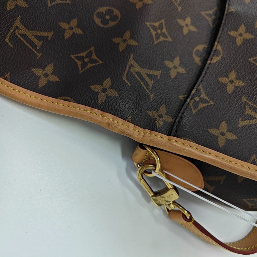 DIANE Monogram Coated Canvas Brown