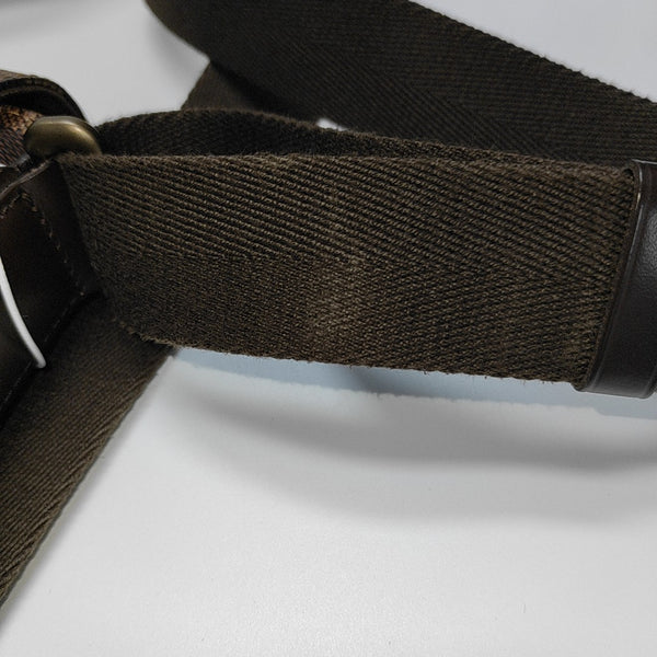 DISTRICT PM Damier Ebene Coated Canvas Brown