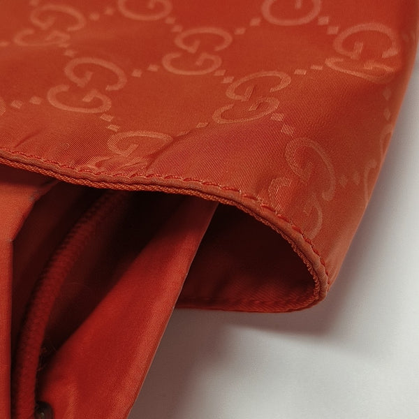 Monogram Nylon Backpack Red