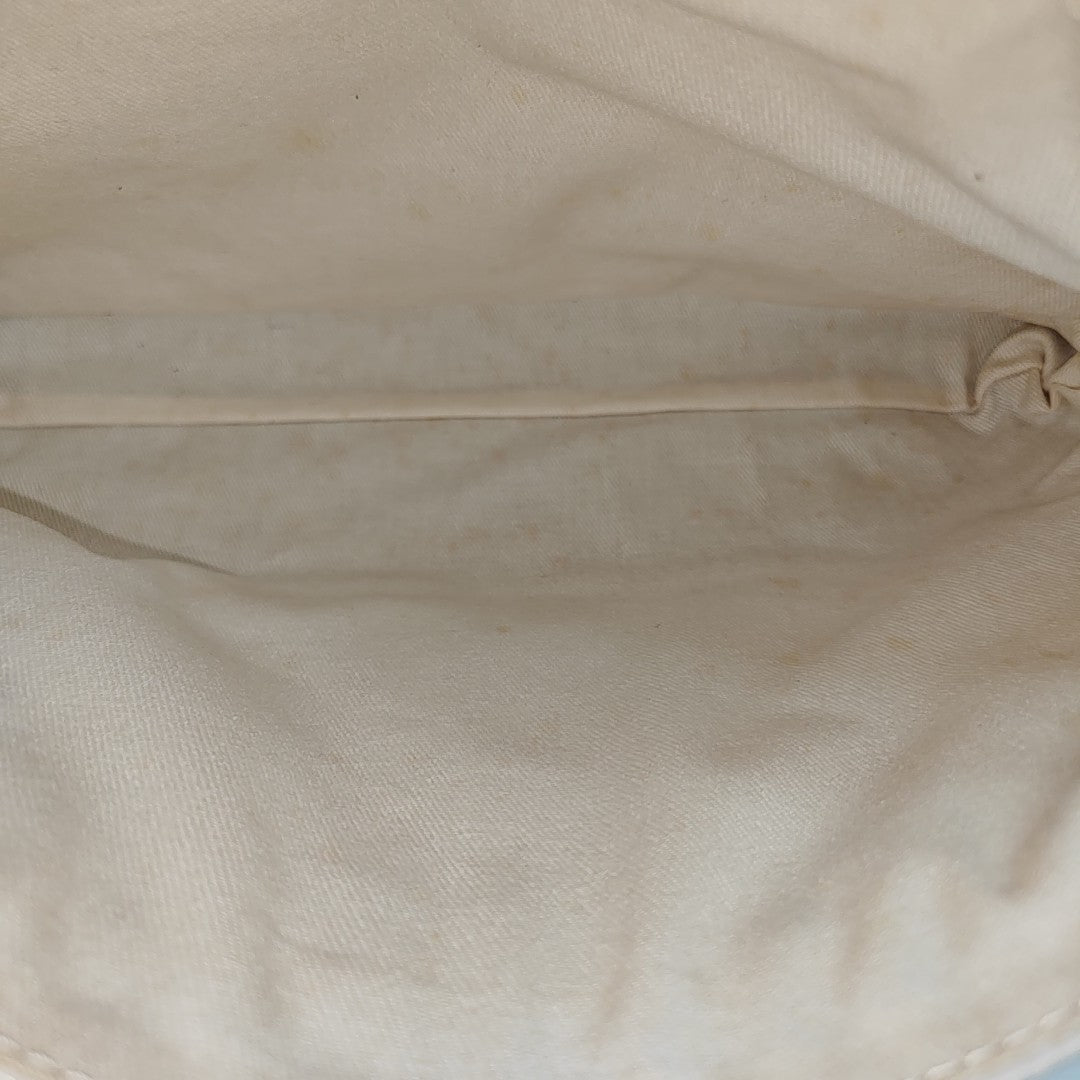 Quilted Grained Calfskin White
