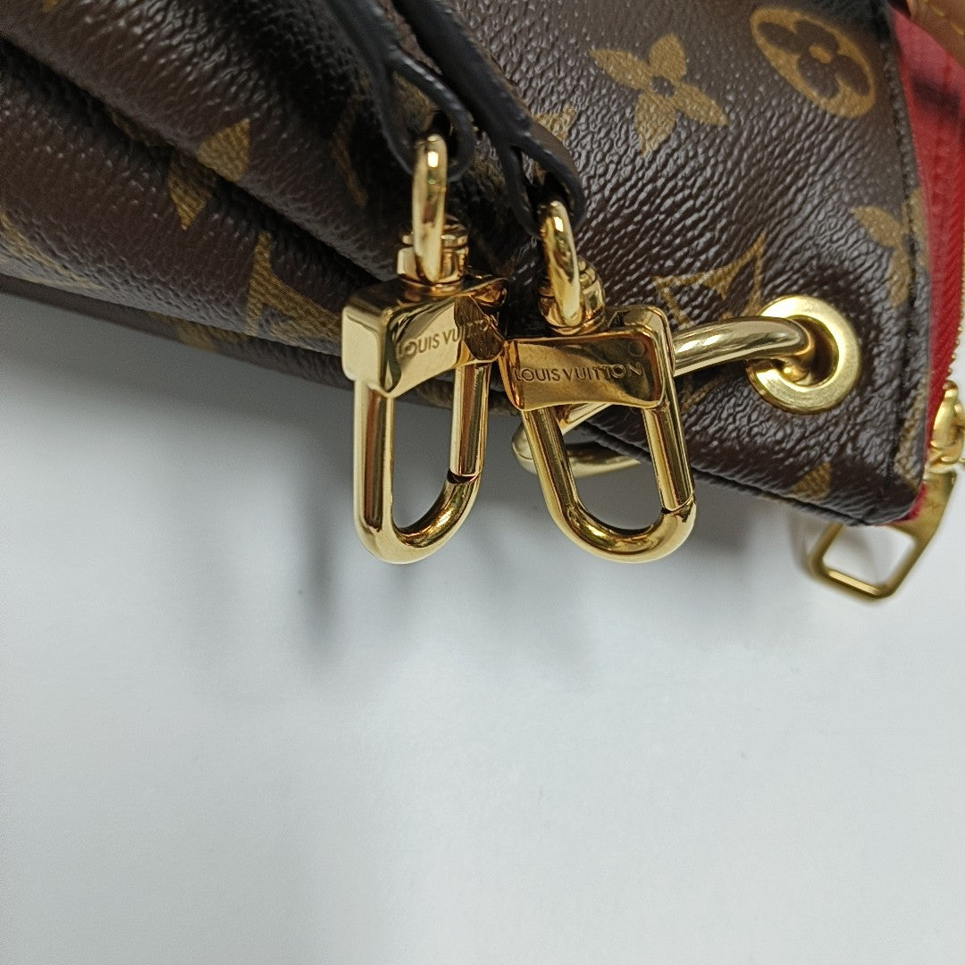 PALLAS BB Monogram Coated Canvas Brown