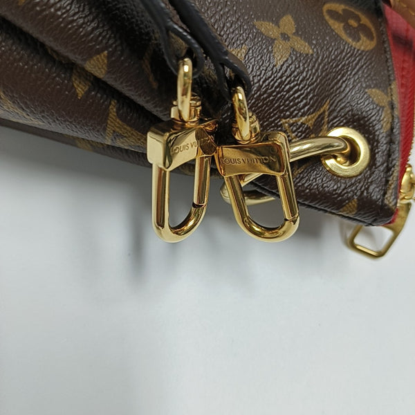 PALLAS BB Monogram Coated Canvas Brown