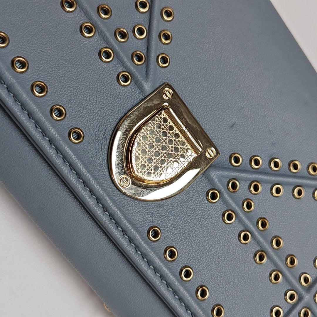 Diorama Small Calfskin Blue