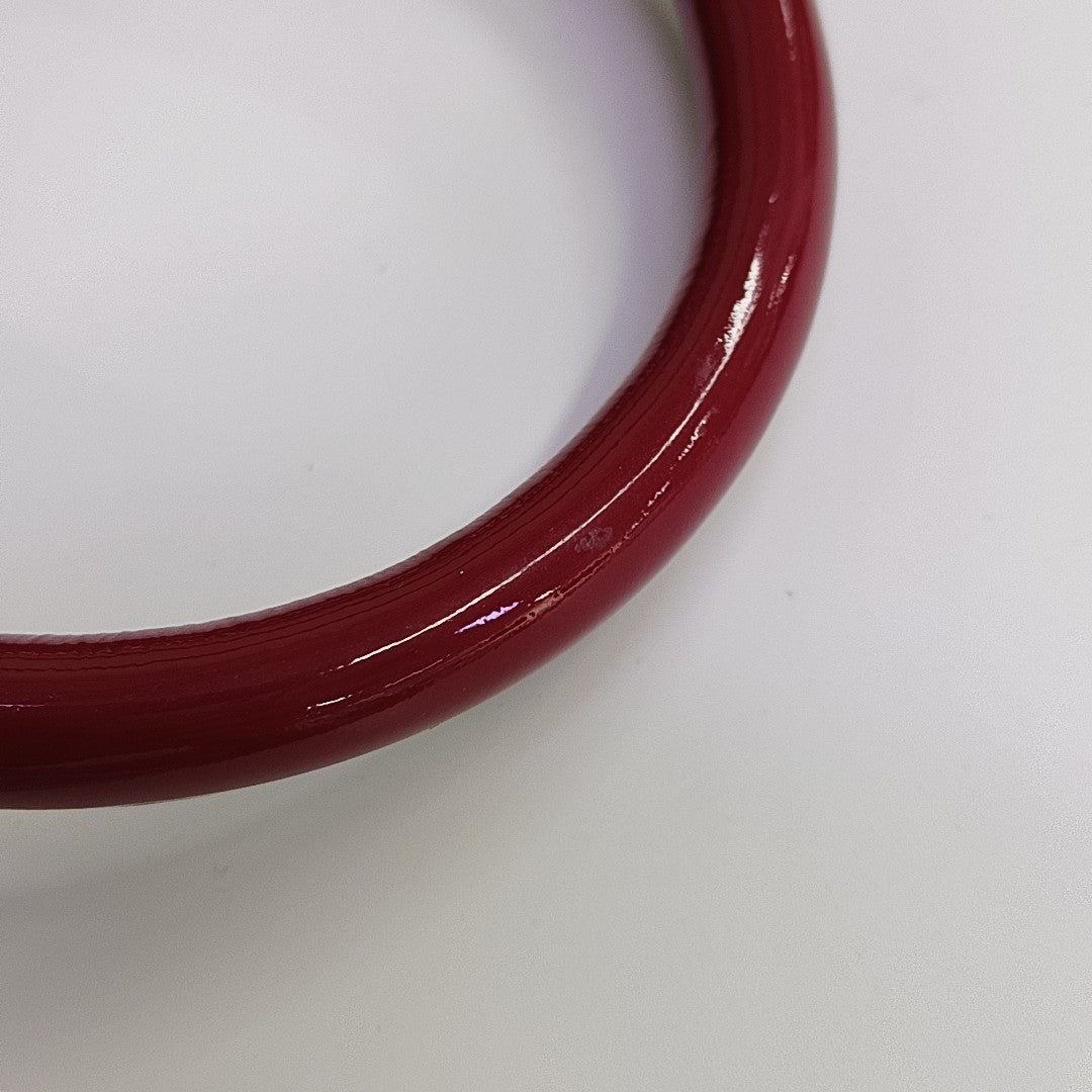 ALMA BB Monogram Patent Leather Red