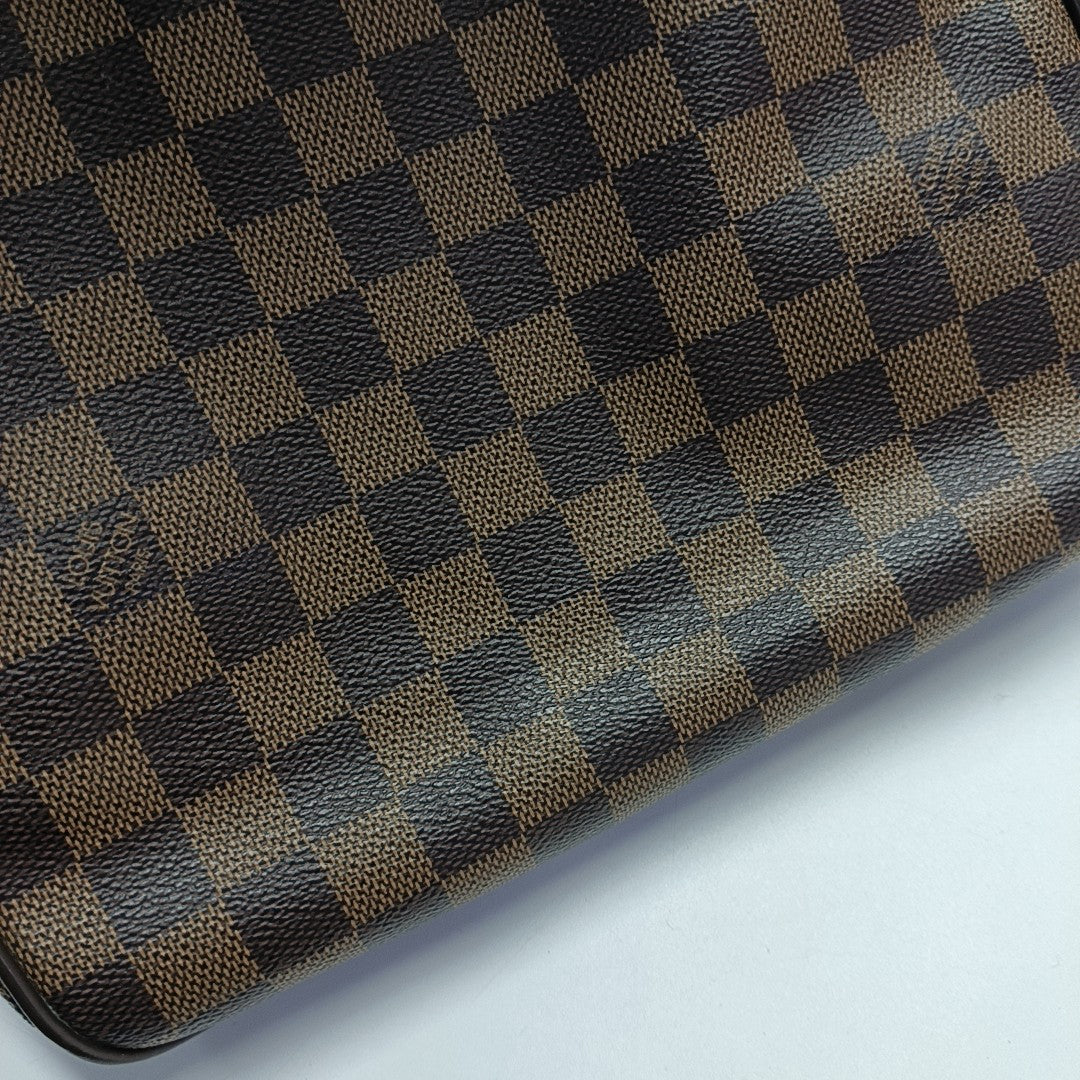 BROOKLYN Damier Ebene Coated Canvas Brown