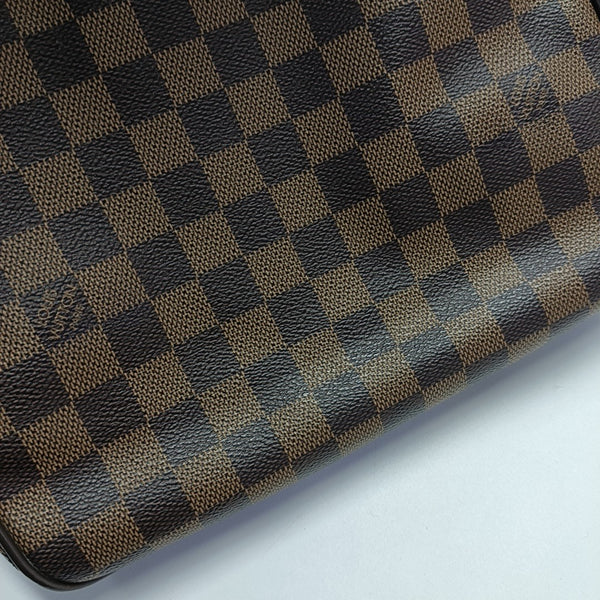 BROOKLYN Damier Ebene Coated Canvas Brown