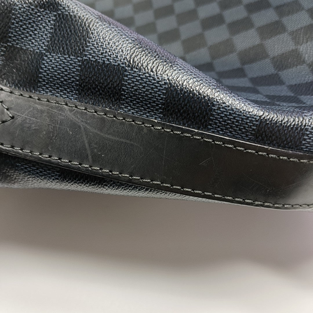 GREENWICH Damier Coated Canvas Blue