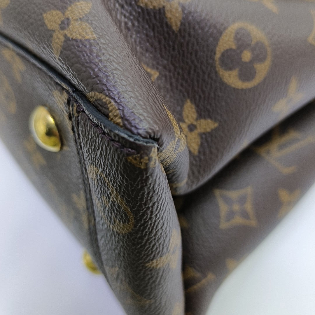 FLOWER Monogram Coated Canvas Brown