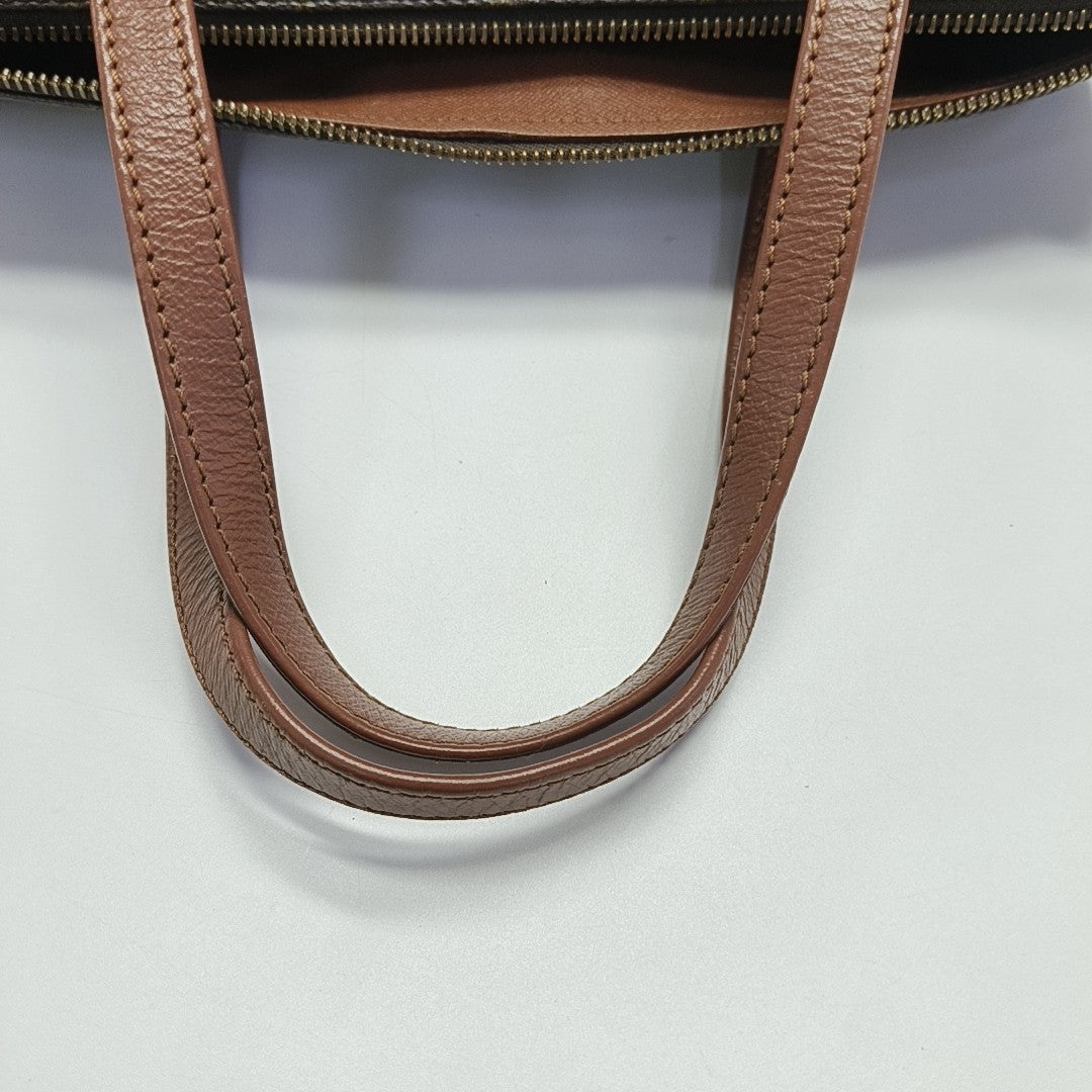 PAPILLON MM Monogram Coated Canvas Brown
