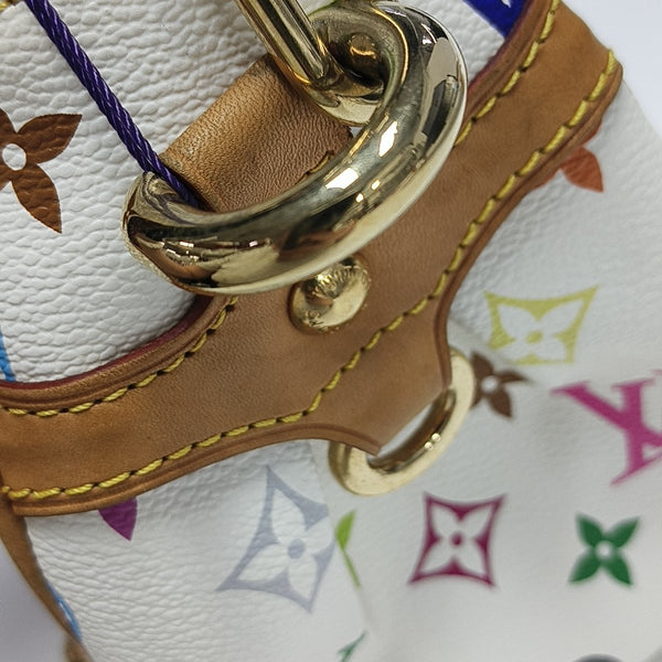 LV × TM BEVERLY MM Monogram Coated Canvas White
