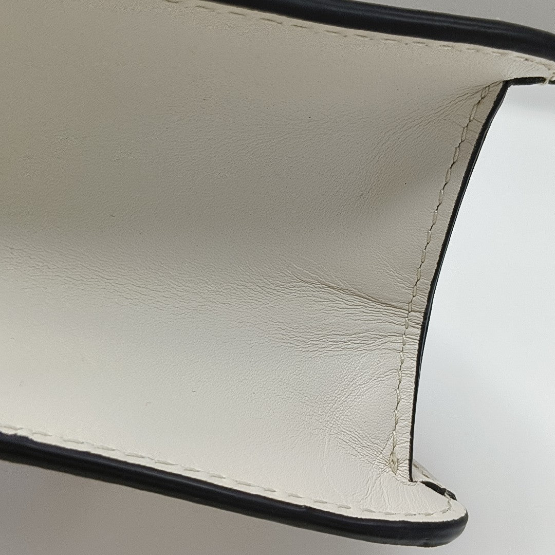 Sylvie Mini Calfskin White