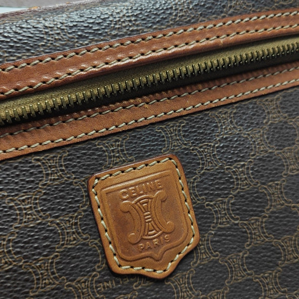 BOLSOS COSMÉTICOS MACADAM TOP HANDLE Lona revestida Marrón