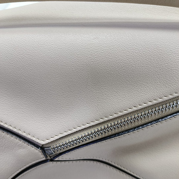 Puzzle Medium Calfskin Beige