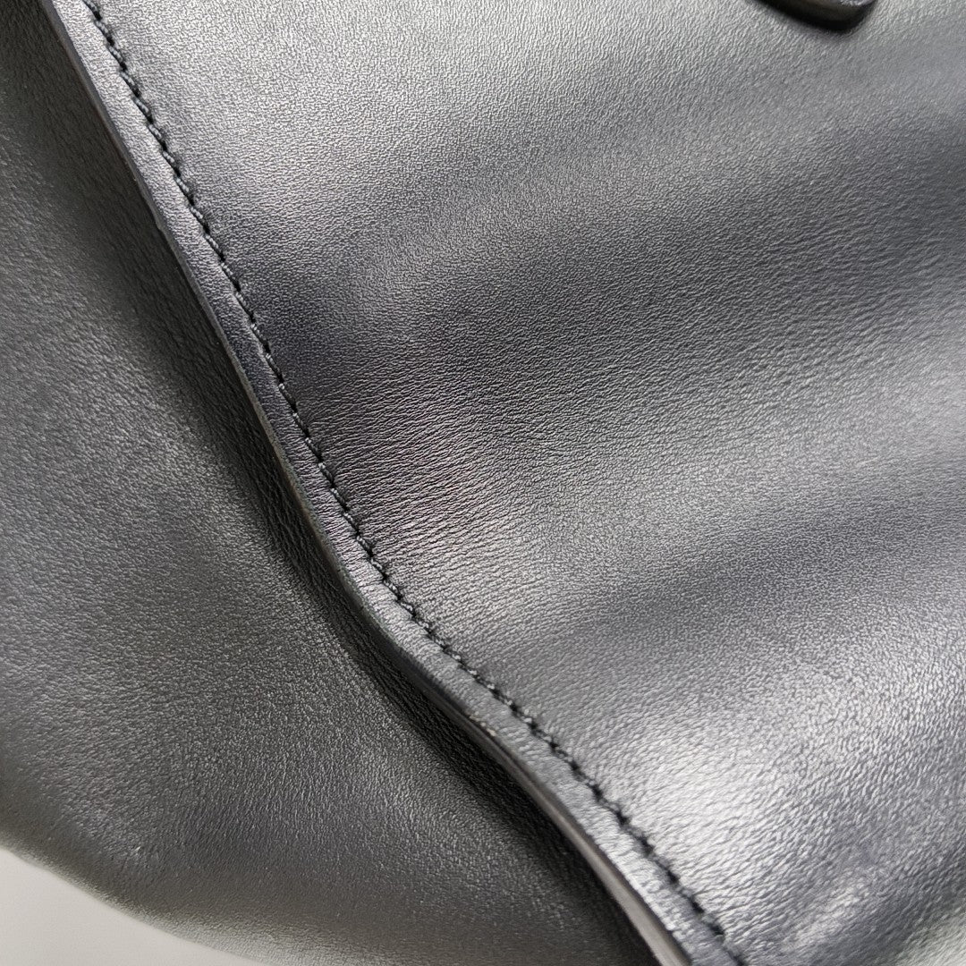 TIE Small Calfskin Black