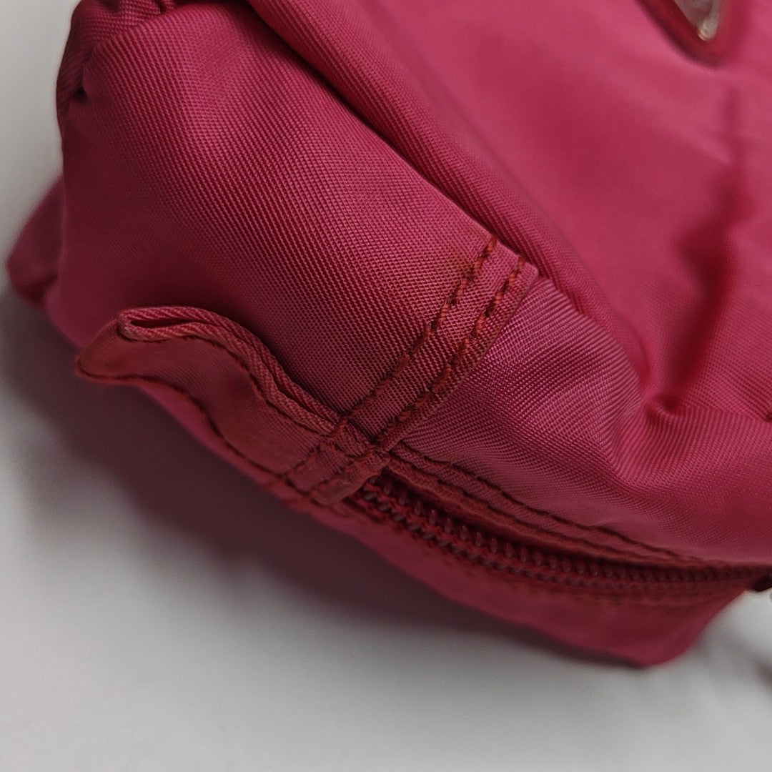 Fabric Clutch Red