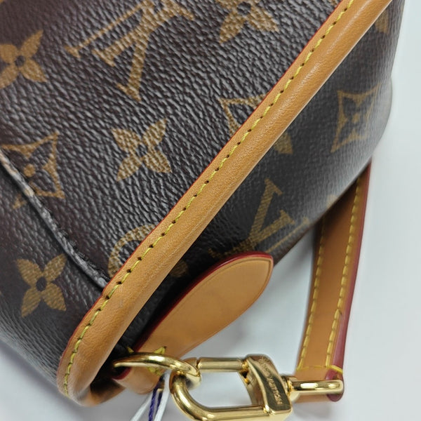 DIANE Monogram Coated Canvas Brown