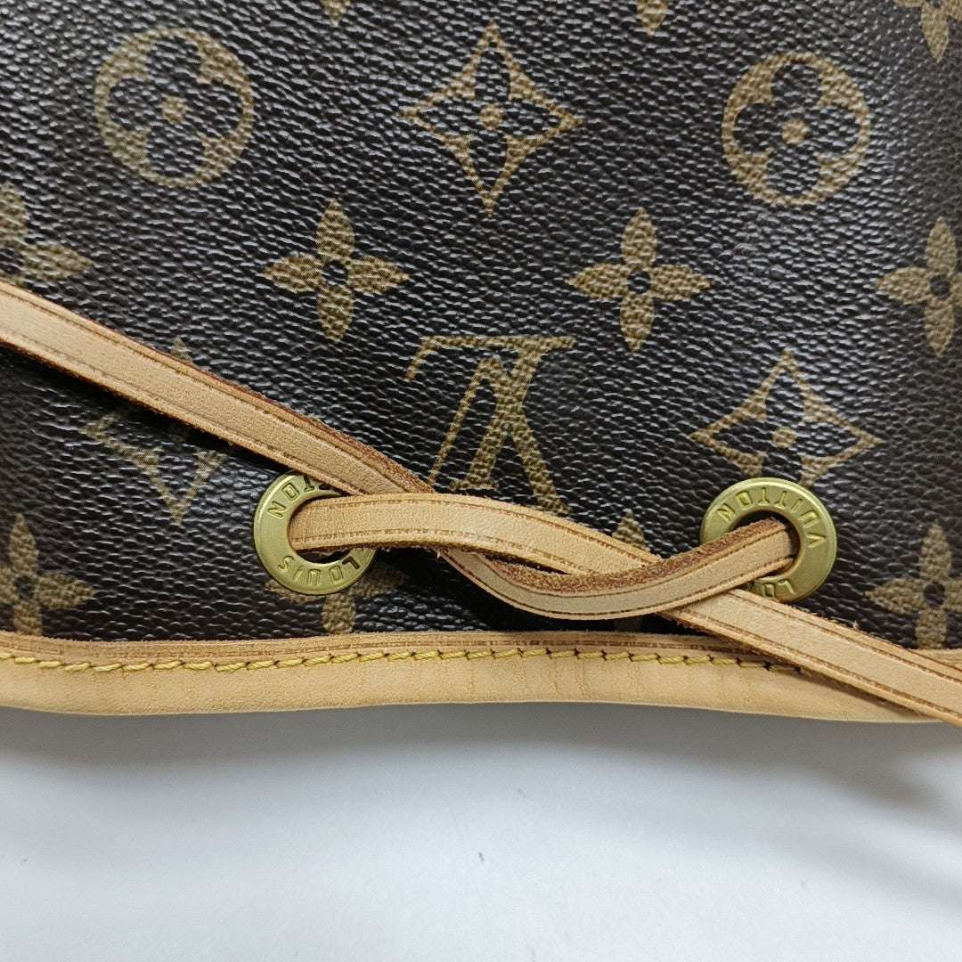 NÉONOÉ PM Monogram Coated Canvas Brown