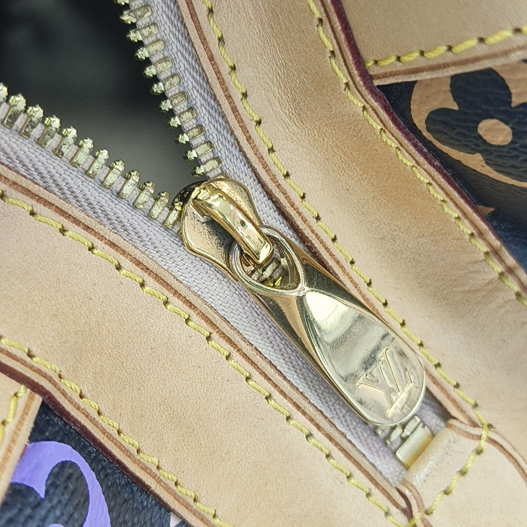 LV × TM CLAUDIA Monogram Coated Canvas Black
