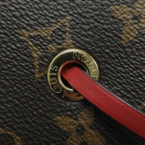 NÉONOÉ MM Monogram Coated Canvas Brown