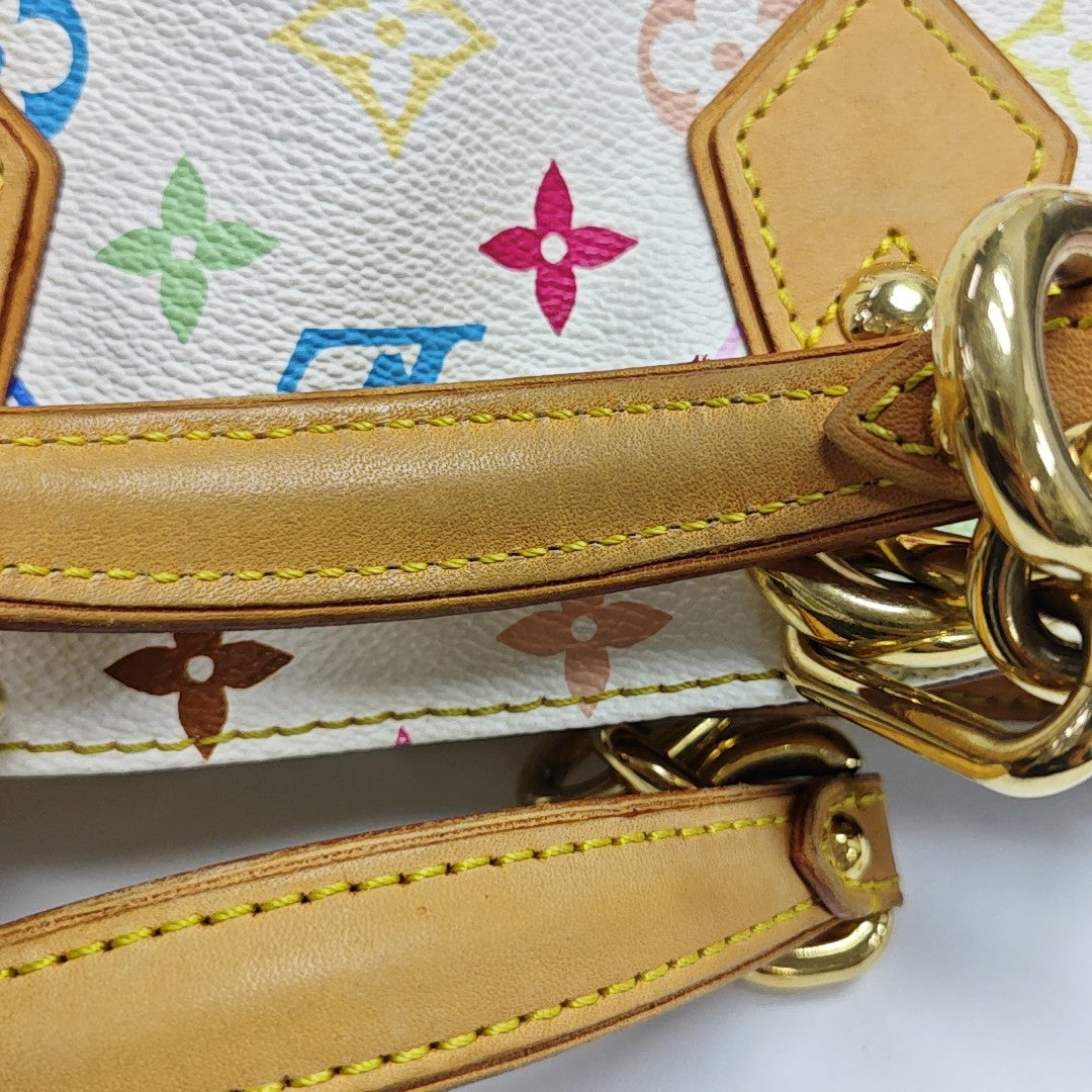 LV × TM AUDRA Monogram Coated Canvas White