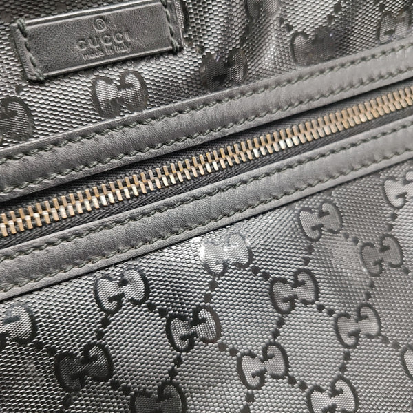 Monogram Coated Canvas Crossbody Bag Black