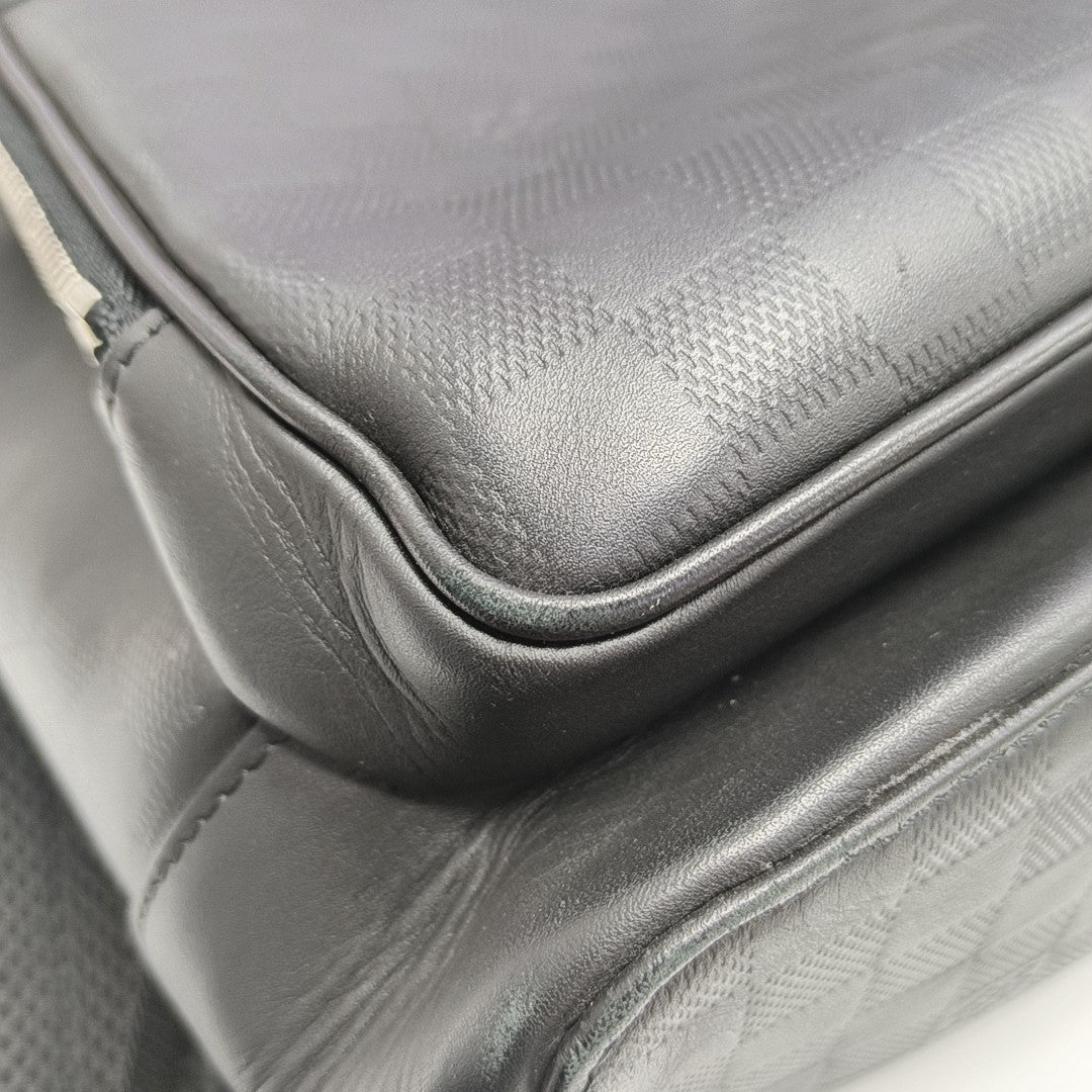 CAMPUS Damier Graphite Calfskin Black