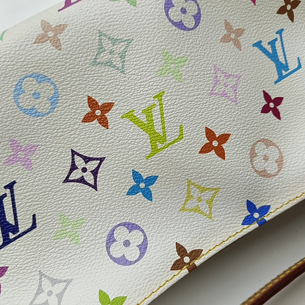 LV × TM ELIZA Monogram Coated Canvas White