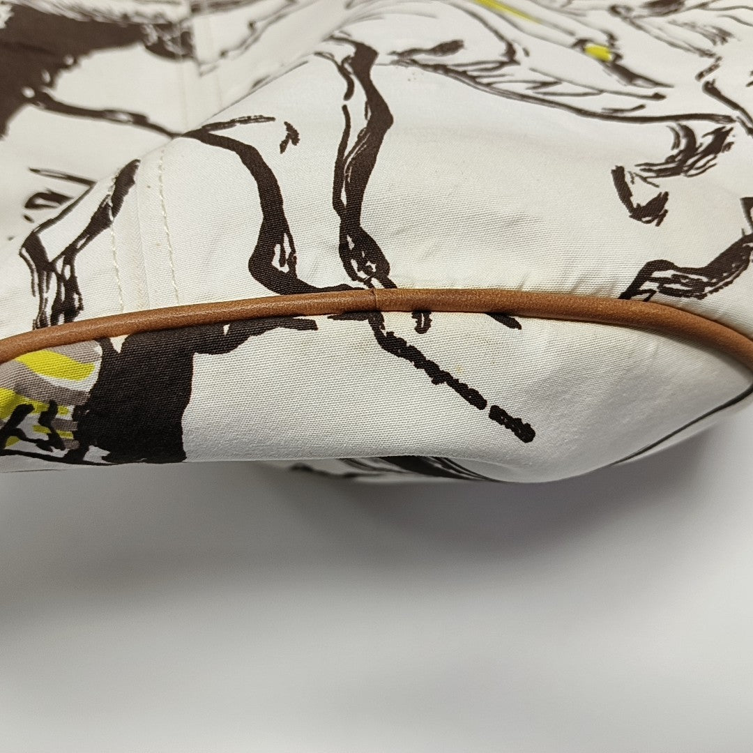 Panier De Plage Canvas White