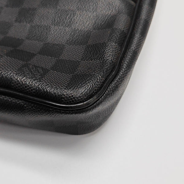 PORTE-DOCUMENTS PM Damier Graphite Coated Canvas Black