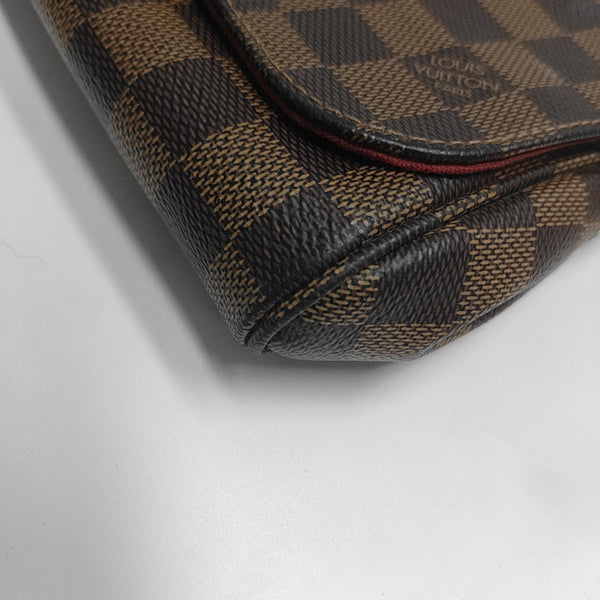 FAVORITE PM Damier Ebene Coated Canvas Brown