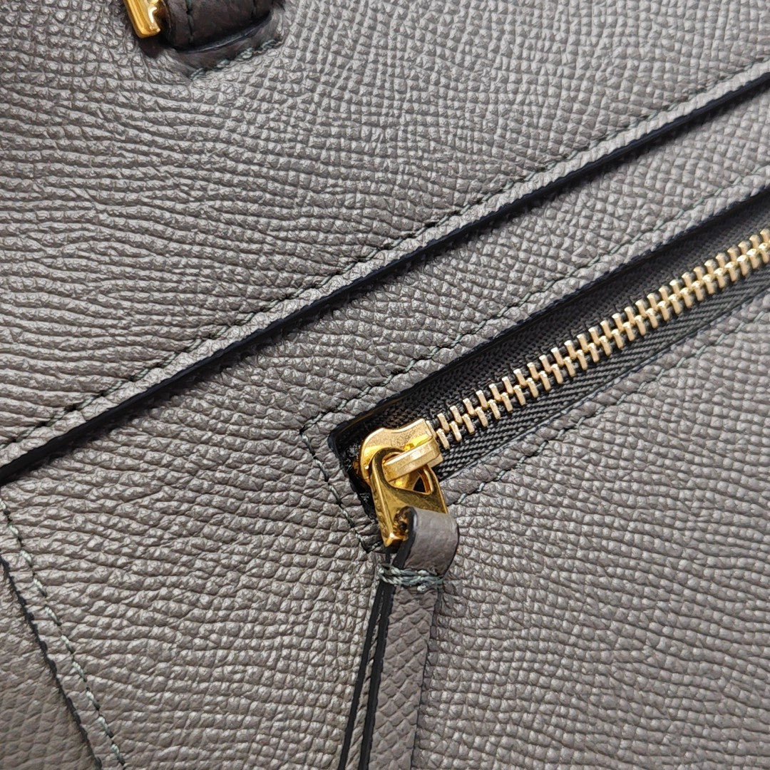BELT Mini Calfskin Gray