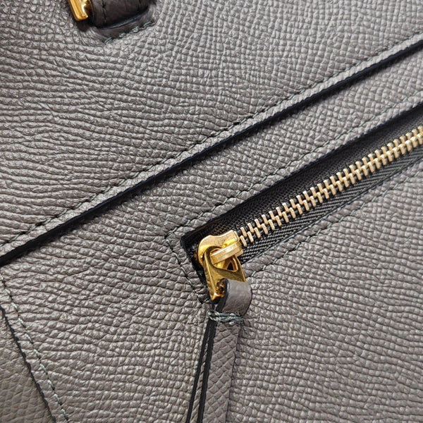 BELT Mini Calfskin Gray